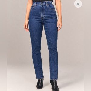 Curve Love Slim Straight Denim- 6Long